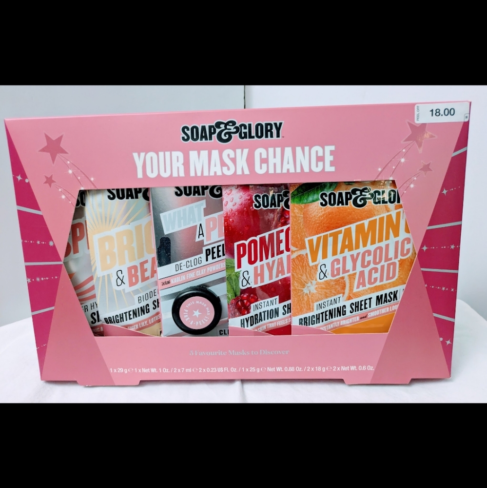 NWT Soap & Glory Face Mask Set